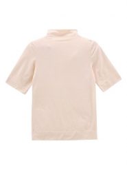 Jeanne Baret Koszulka "Navarino" w kolorze kremowym rozmiar: 36. Brązowe bluzki damskie Jeanne Baret, bez wzorów, z wełny, bez kołnierzyka, bez ramiączek. Za 241.56 zł.
