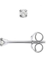 DYAMANT Złote kolczyki-wkrętki z diamentami rozmiar: onesize. Żółte kolczyki damskie DYAMANT, z diamentem, złote. Za 1,348.99 zł.