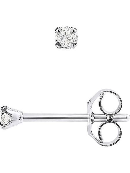 DYAMANT Złote kolczyki-wkrętki z diamentami rozmiar: onesize. Żółte kolczyki damskie DYAMANT, z diamentem, złote. Za 1,348.99 zł.