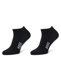 Skarpety krótkie BOSS. Czarne skarpetki męskie Boss, bez wzorów. Za 59.99 zł.