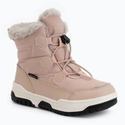 Śniegowce dziecięce KADVA Beya WP JRG. Czerwone buty zimowe męskie KADVA, na zimę, z materiału, przed kolano, bez zapięcia. Za 149.99 zł.