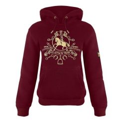 Bluza jeździecka JD ATTACK Royal. Brązowe bluzy z kapturem damskie JD ATTACK, l, z bawełny. Za 229.00 zł.