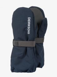 Rękawiczki dziecięce Didriksons Biggles Mittens. Niebieskie rękawiczki dziecięce Didriksons, z syntetyku, bez ramiączek. Za 81.39 zł.
