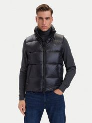 Calvin Klein Jeans Kamizelka LV04RH504G Czarny Regular Fit. Czarne kamizelki męskie Calvin Klein Jeans, l, z jeansu. Za 849.99 zł.