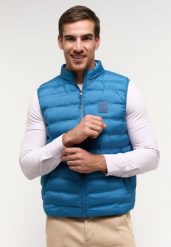 MĘSKA KAMIZELKA CIEPŁA MUSTANG Dublin Dark Blue 1014781 5232. Niebieskie kamizelki męskie Mustang, m. Za 269.99 zł.