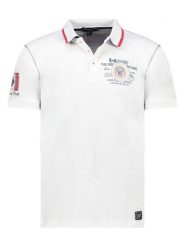 Canadian Peak Koszulka polo "Kilsvikeak" w kolorze białym rozmiar: M. Białe koszulki polo męskie Canadian Peak, m, bez wzorów, z bawełny, bez ramiączek. Za 109.52 zł.