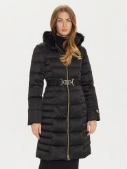 Marciano Guess Płaszcz zimowy Justin 4BGL19 7187A Czarny Regular Fit. Czarne płaszcze damskie Marciano Guess, na zimę, z aplikacjami, z syntetyku. Za 1,329.00 zł.