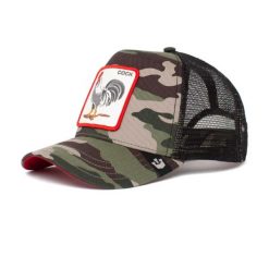 Czapka z daszkiem Goorin Bros The Rooster Trucker - 101-0337-CAM. Czarne czapki męskie Goorin Bros, bez wzorów, sportowe. Za 179.00 zł.