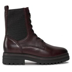 Trapery Tamaris. Czerwone trapery damskie Tamaris, bez obcasa. Za 499.99 zł.