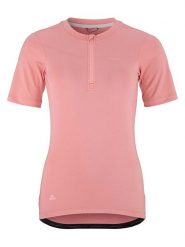 Craft Koszulka kolarska "Core Offroad" w kolorze jasnoróżowym rozmiar: XL. Różowe bluzki sportowe damskie Craft, xl, bez wzorów, z materiału, bez ramiączek. Za 108.99 zł.