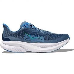 Buty do biegania męskie Hoka One One Mach 6. Niebieskie obuwie do biegania damskie Hoka One One. Za 929.00 zł.