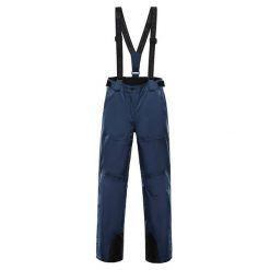 Spodnie damskie narciarskie snowboardowe 10.000 Alpine Pro Edesa 2. Niebieskie spodnie dresowe damskie Alpine Pro, bez wzorów, sportowe. W wyprzedaży za 629.00 zł.