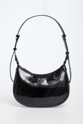 Torebka damska Half Moon Mini PINKO. Torebki klasyczne damskie Pinko, bez wzorów, bez dodatków. W wyprzedaży za 935.40 zł.