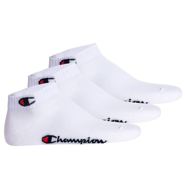 Skarpety Champion 3pk Quarter Socks. Białe skarpetki damskie CHAMPION, bez wzorów. Za 34.90 zł.
