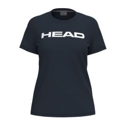 Koszulka damska Head Club Original. Niebieskie bluzki damskie HEAD, bez wzorów, sportowe, bez kołnierzyka, bez ramiączek. W wyprzedaży za 117.00 zł.
