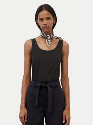 Marc O'Polo Top B01 2001 50001 Czarny Regular Fit. Czarne topy damskie Marc O´Polo, xs, bez wzorów, z bawełny, bez kołnierzyka. Za 69.99 zł.