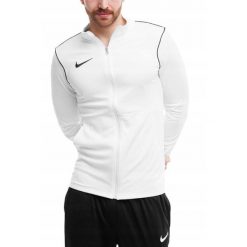 Bluza Męska Rozpinana Nike Dri-FIT Park 20 Sportowa bez Kaptura Biała XL. Białe bluzy sportowe męskie Nike, m. Za 113.00 zł.
