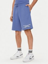 Reebok Szorty sportowe Vector Pack Ri Logo 100202404 Niebieski Regular Fit. Niebieskie szorty męskie Reebok, m, z bawełny. Za 69.99 zł.