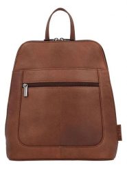 Beagles Skórzany plecak "Benidorm" w kolorze jasnobrązowym - 25 x 29 x 9 cm rozmiar: onesize. Brązowe plecaki damskie Beagles, bez wzorów, z materiału. Za 173.99 zł.