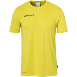 Koszulka Uhlsport Essential Functional. Żółte bluzki damskie UHLSPORT, bez wzorów, sportowe, bez kołnierzyka, bez ramiączek. Za 109.50 zł.