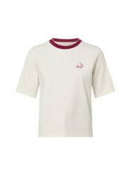 Marc Cain Koszulka Kobiety Bawełna biały, 44. Białe t-shirty damskie Marc Cain, bez wzorów, z bawełny, bez kołnierzyka. Za 549.95 zł.