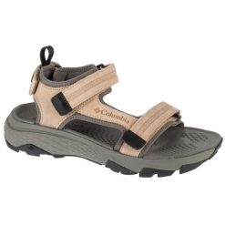 Sandały Columbia Peakfreak Rush Sandal Lea 2121251212 beżowy. Brązowe sandały męskie z gumy, bez zapięcia. Za 418.65 zł.