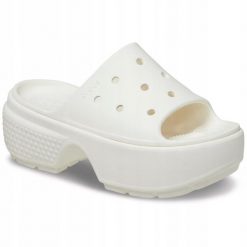 Klapki Dla Dorosłych Crocs Stomp Slide. Czerwone klapki i japonki męskie Crocs, z materiału. Za 202.99 zł.