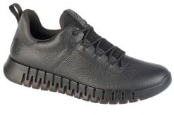Buty sportowe Sneakersy męskie, Gruuv M Lea GTX. Czarne buty sportowe na co dzień męskie ECCO, z materiału, bez zapięcia, trekkingowe. Za 683.10 zł.