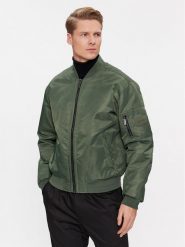 Calvin Klein Kurtka bomber Hero K10K109907 Zielony Regular Fit. Zielone kurtki męskie CALVIN KLEIN, m, bez wzorów, z syntetyku, bez kaptura. Za 819.99 zł.