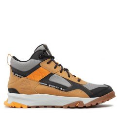 Trapery Timberland. Brązowe buty zimowe męskie Timberland, z gore-texu, bez zapięcia. Za 619.99 zł.