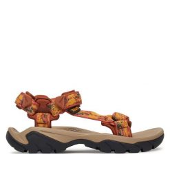 Sandały Teva. Brązowe sandały damskie Teva, bez wzorów, bez obcasa. Za 519.99 zł.