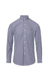 Polo Ralph Lauren Koszula Mężczyźni Regular Fit Bawełna niebieski|biały, L. Białe koszule męskie Polo Ralph Lauren, l, bez wzorów, z bawełny, bez kołnierzyka, bez ramiączek. Za 549.95 zł.