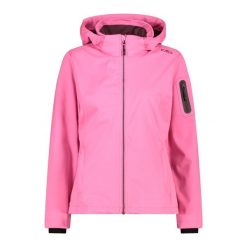 Kurtka przeciwdeszczowa damska z kapturem CMP. Czerwone kurtki damskie CMP, bez wzorów, z kapturem. W wyprzedaży za 261.50 zł.