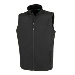 Ocieplacz na ciało z recyklingu Result Softshell. Czarne kurtki softshell damskie RESULT, l, bez wzorów, z poliesteru, bez kaptura. Za 114.80 zł.