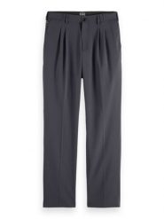 Scotch & Soda Spodnie chino w kolorze antracytowym rozmiar: W34/L32. Czarne spodnie materiałowe męskie Scotch & Soda, bez wzorów, z wełny. Za 219.60 zł.