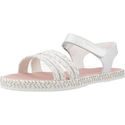 Sandały PABLOSKY 437008P Biały. Białe sandały damskie Pablosky, bez wzorów, ze skóry, bez obcasa. Za 249.99 zł.