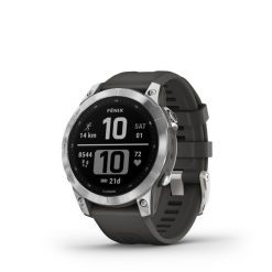 Zegarek z GPS Garmin Fenix 7 Silver Grey. Szare zegarki damskie GARMIN. Za 1,899.00 zł.