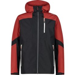 Kurtka nieprzemakalna z stałym kapturem CMP. Czarne kurtki męskie CMP, bez wzorów, sportowe. W wyprzedaży za 576.20 zł.