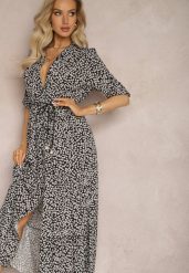 Czarna Sukienka Aeleomoni. Czarne sukienki damskie Renee, l, bez wzorów, z bawełny, bez kołnierzyka, bez ramiączek, maxi. W wyprzedaży za 76.99 zł.
