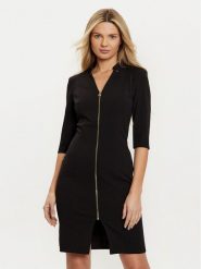 Rinascimento Sukienka koktajlowa CFC0121893003 Czarny Slim Fit. Czarne sukienki damskie RINASCIMENTO, xs, bez wzorów, z syntetyku, wizytowe, bez kołnierzyka, bez ramiączek. Za 579.99 zł.