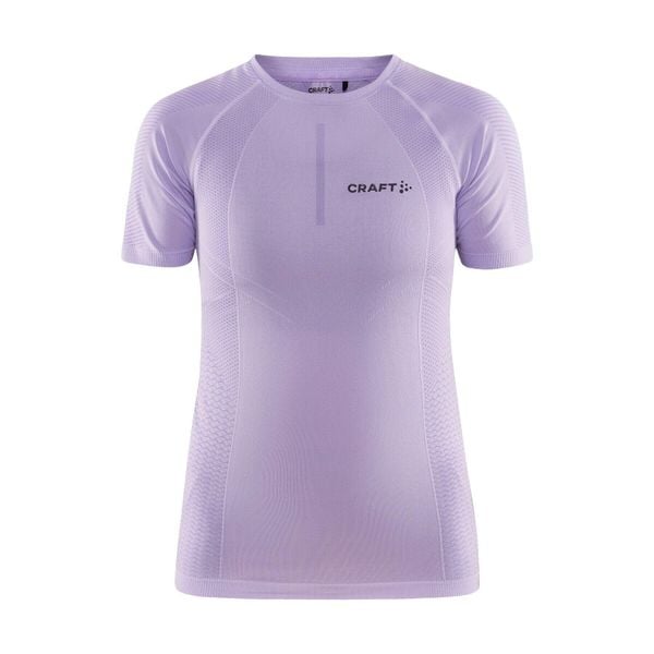 Koszulka damska Craft ADV Cool Intensity. Fioletowe bluzki damskie Craft, bez wzorów, z tkaniny, sportowe, bez kołnierzyka, bez ramiączek. Za 294.00 zł.