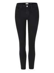 Rich & Royal Dżinsy - Regular fit - w kolorze czarnym rozmiar: W32/L32. Czarne jeansy damskie Rich & Royal. Za 162.49 zł.