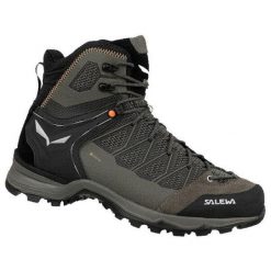 Buty trekkingowe męskie Salewa Mtn Trainer Lite Mid Gtx. Szare buty trekkingowe męskie Salewa, z materiału, bez zapięcia, trekkingowe. Za 1,167.00 zł.