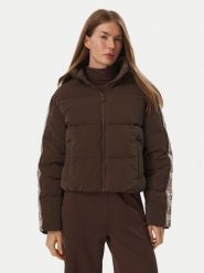 Guess Kurtka zimowa V5BL11 WGYC2 Brązowy ciemny Regular Fit. Brązowe kurtki damskie Guess, na zimę, xl, z aplikacjami, z syntetyku, bez kaptura. Za 694.99 zł.