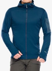 Bluza polarowa męska Rab Modulus Hoody. Niebieskie bluzy z kapturem męskie RAB, na zimę, m, z materiału. Za 409.19 zł.