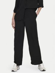 JDY Spodnie materiałowe Divya 15271184 Czarny Regular Fit. Czarne spodnie materiałowe damskie JDY, bez wzorów, z materiału. Za 119.99 zł.