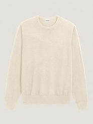 Rodier Wełniany sweter w kolorze kremowym rozmiar: XL. Brązowe swetry męskie Rodier, xl, bez wzorów, z wełny, bez kołnierzyka. Za 260.99 zł.