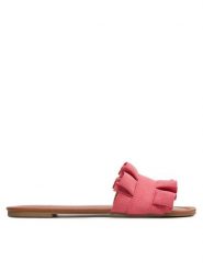 Pieces Klapki Psnola 17101699 Czerwony. Czerwone klapki damskie Pieces, bez wzorów, z materiału, bez obcasa. Za 179.99 zł.