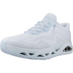 Buty SKECHERS SLIP - INS UNO GLIDE STEP AIR GLIDERS Niebieski. Niebieskie buty sportowe na co dzień damskie Skechers, bez wzorów, z tkaniny. Za 390.99 zł.