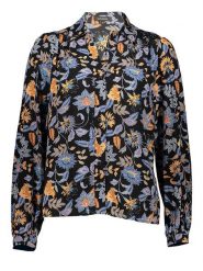 More & More Bluzka w kolorze niebieskim ze wzorem rozmiar: 36. Niebieskie bluzki damskie MORE & MORE, bez wzorów, z wiskozy, bez kołnierzyka, bez ramiączek. Za 130.99 zł.